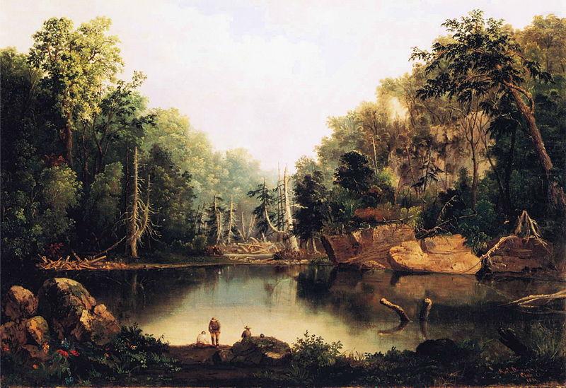 Robert S.Duncanson Little Miami River china oil painting image